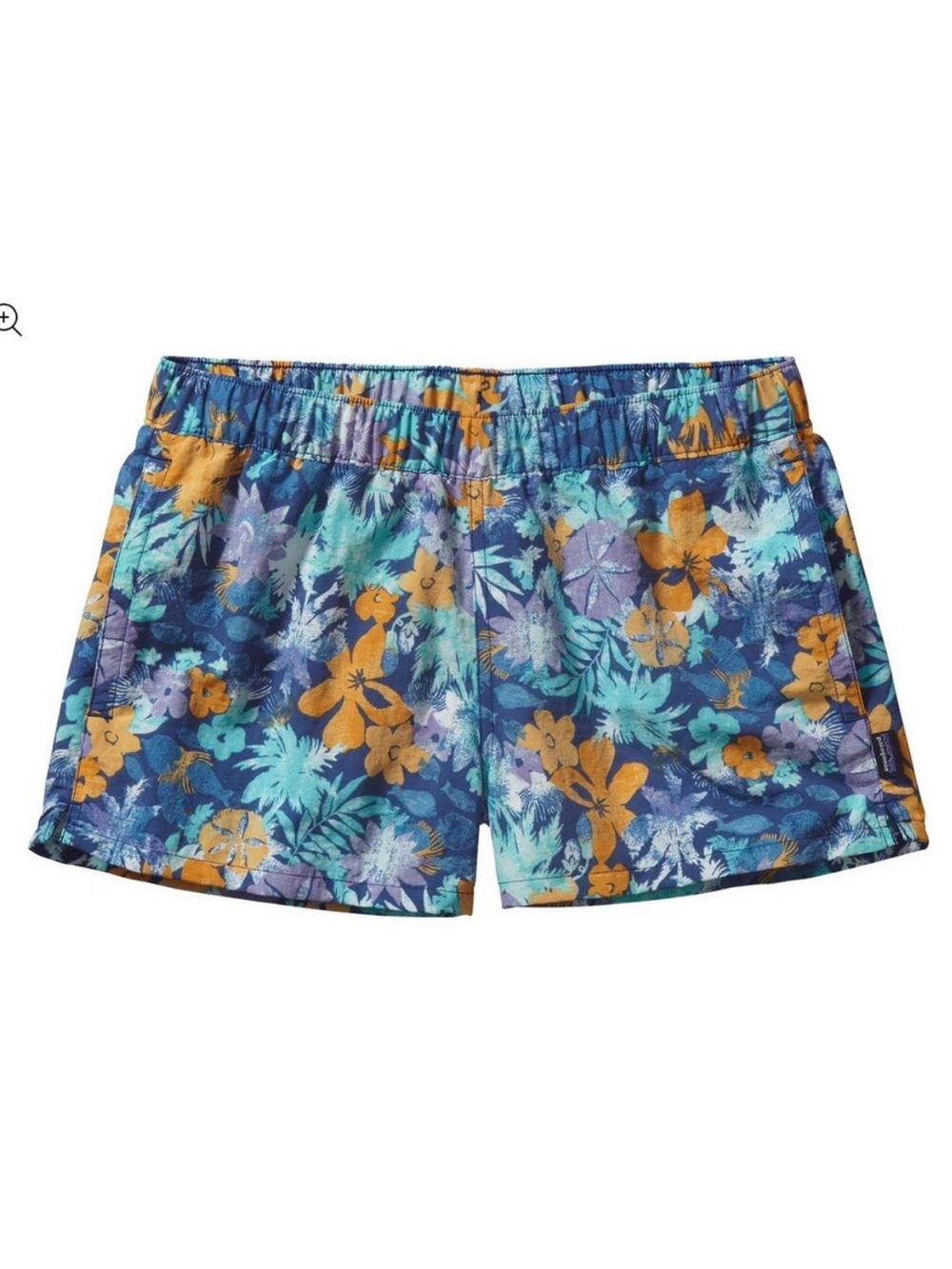 Patagonia Women’s Barely Baggies Floral Hawaiian Shorts Small
